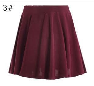 USA SIZE Large size women's high waist half skirt umbrella skirt pleated skirt sundress Fendax 0