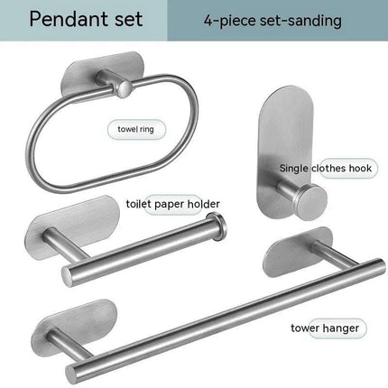 Single Bar Towel Rack Bathroom Hook Bathroom Pendant Fendax 0