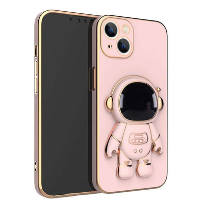 3D Astronaut Phone Case Anti-Drop Electroplating Bracket Fendax 0