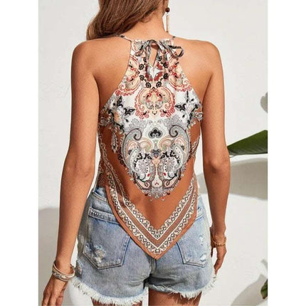 Summer Fashion Women's Wear Printed Camisole Top Fendax 0