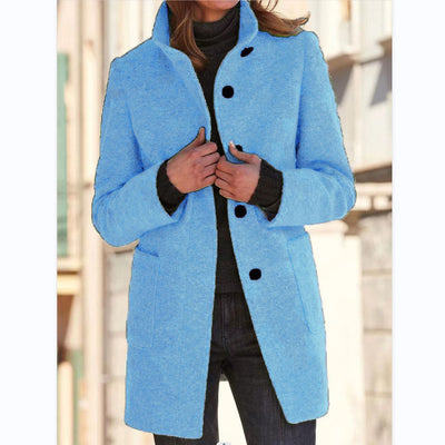 Woolen Coat With Pockets