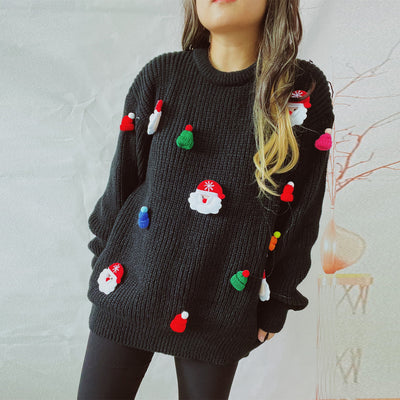 Women's Cute Santa Claus Casual sweater