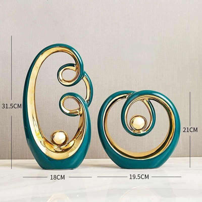 Modern Minimalist Ceramic Ornaments Light Luxury Home Fendax 0
