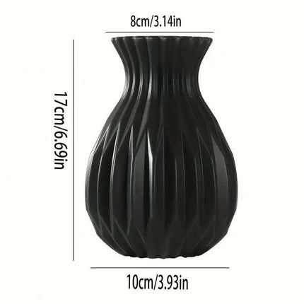 Pineapple Plastic Vase Flower Arrangement Home Display Modern Light Luxury Simulation Fendax 0