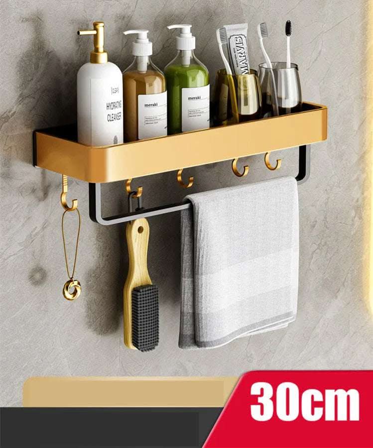 Bathroom Perforated Towel Storage Rack Fendax 0