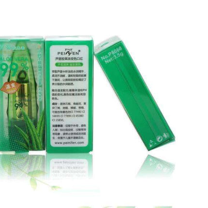 Aloe Vera Gel Color Changing Lipstick Gloss Moisturizer Anti-drying Desalination Fine-grain Lip Blam Care Fendax 0