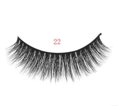 3 pairs of natural false eyelashes