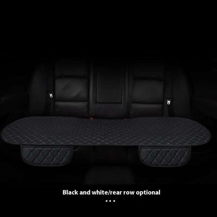 Car Seat Cushion Leather Single Non-slip Non-backrest Three-piece Set Car Mats Factory Delivery Fendax 0