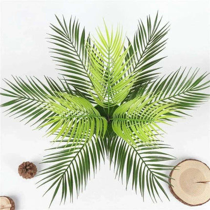 Palm tree leaf plant simulation plastic green plant Fendax 0