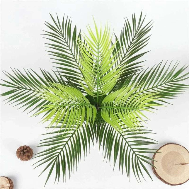 Palm tree leaf plant simulation plastic green plant Fendax 0