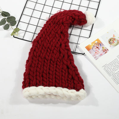 Christmas Plush Hat With Pompom