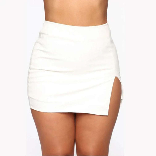 Summer Women's Fashion Short Skirt Solid Color Fendax 0
