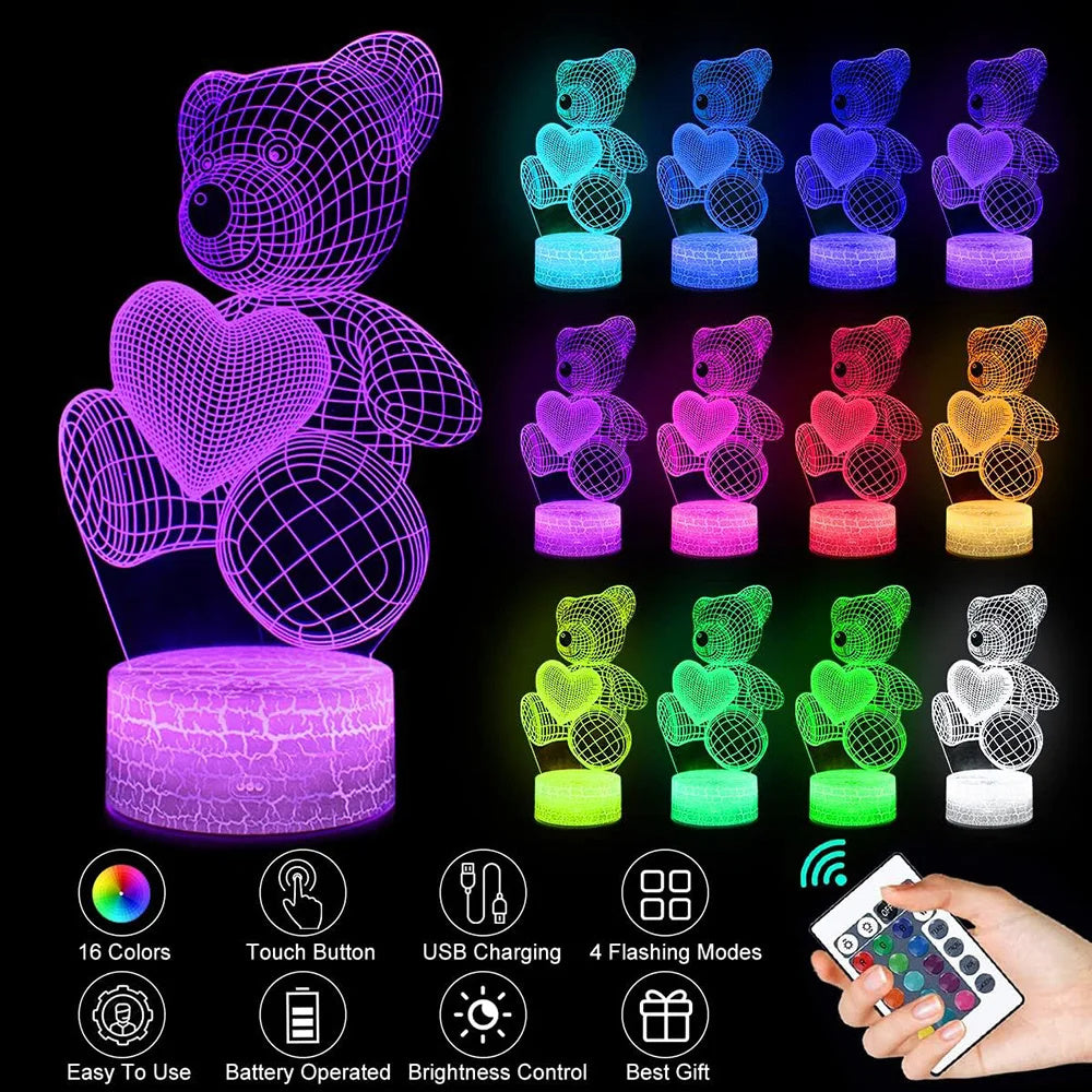 3D Lamp Acrylic LED Lights