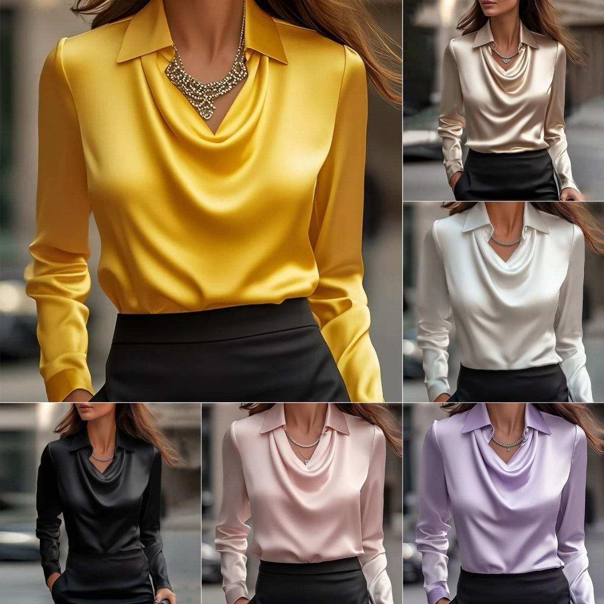 Elegant Satin Top