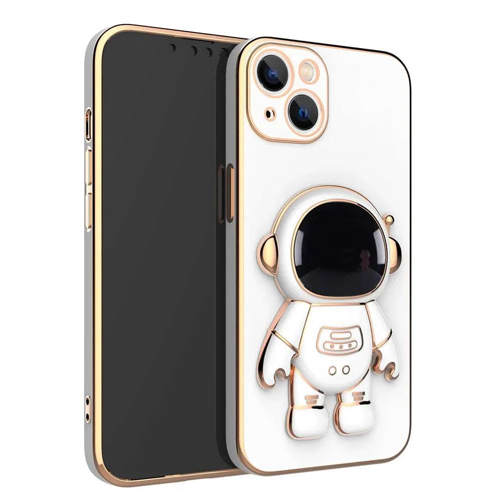 3D Astronaut Phone Case Anti-Drop Electroplating Bracket Fendax 0