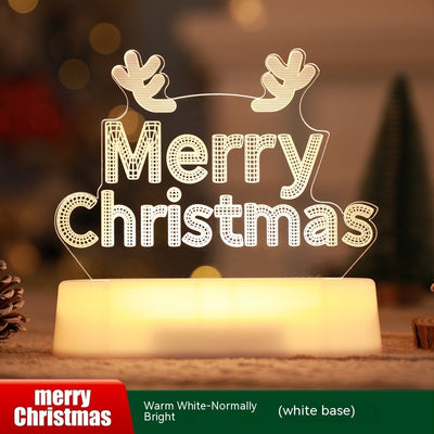 Christmas Decoration 3D Lamp Acrylic