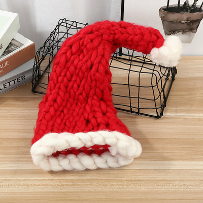 Christmas Plush Hat With Pompom