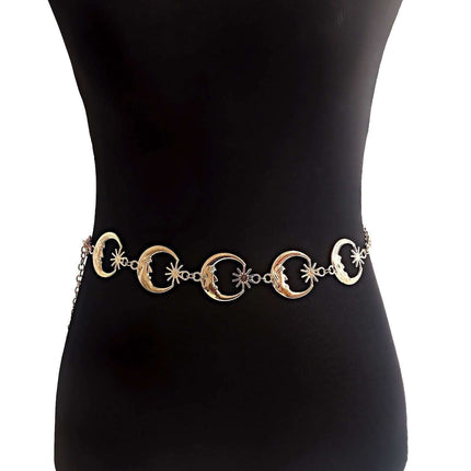 Elegant Moon Waist Chain Ornament Vintage Street Waist Chain Fendax 0