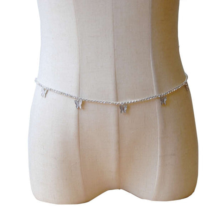 Shiny Rhinestone Butterfly Waist Chain Fendax 0