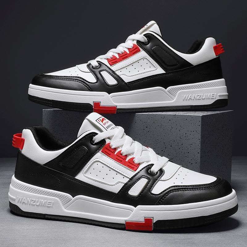 Youth Summer Leather Fashion Colorblocking Casual Shoes Fendax 0