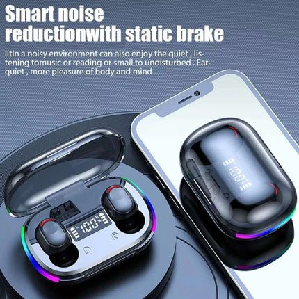 Mini Wireless Earbuds - Earbud Headphones With Digital Display Bluetooth Earbuds TWS 5.3 Wireless Headphones Earphone Waterproof For All Phones Fendax 5