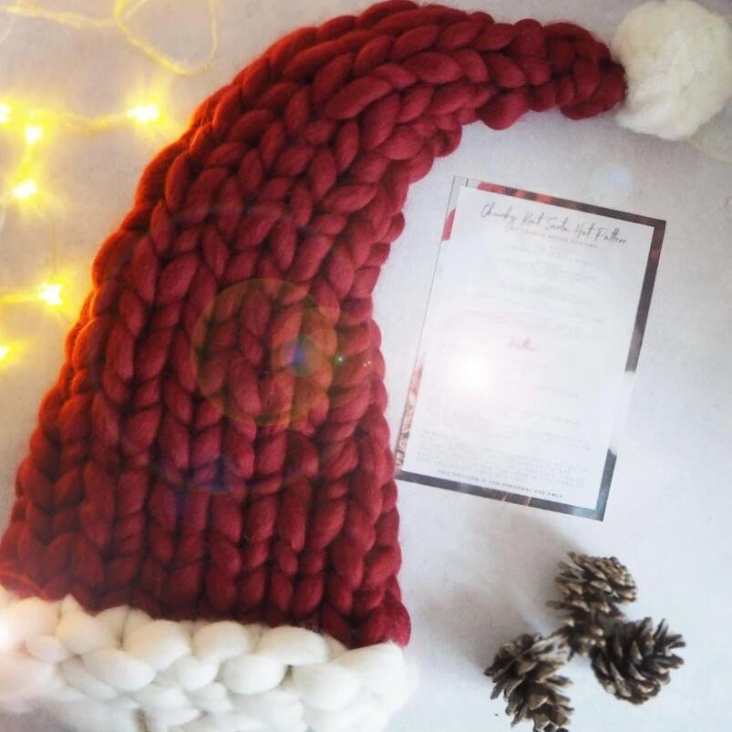 Christmas Plush Hat With Pompom