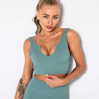 Blue grey top / L