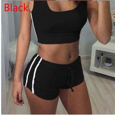 Crop top and striped shorts Fendax 0