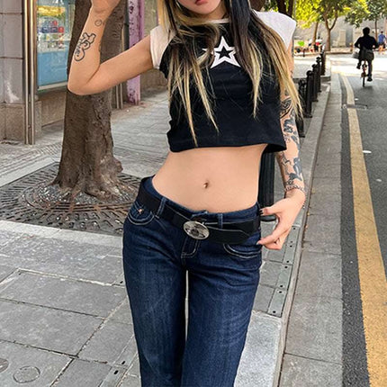 European And American Women's Summer New Urban Casual Crop Top Fendax 0