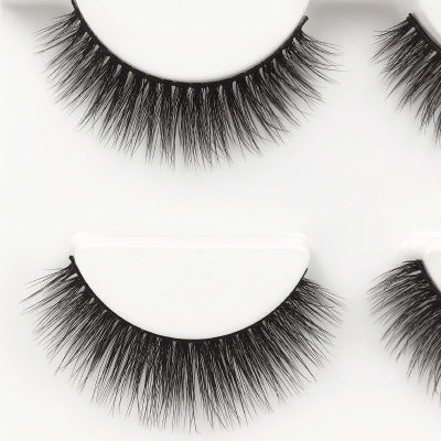 3 pairs of natural false eyelashes