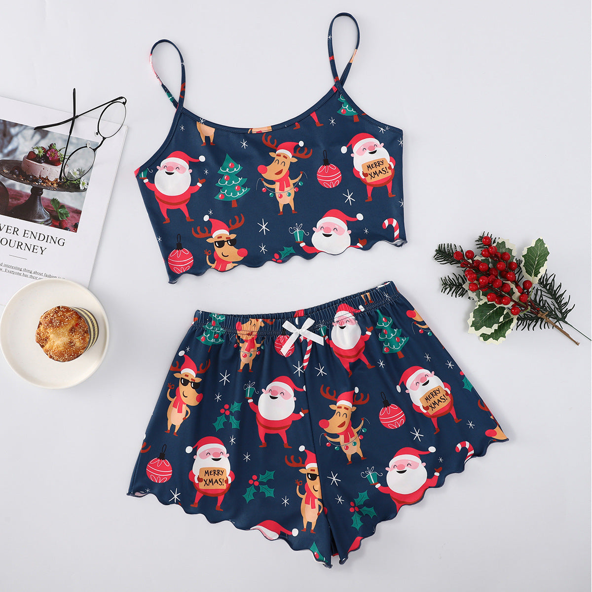 Christmas Thin Pajamas Set