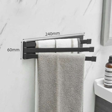 Nordic Bathroom Non-perforated Towel Rack Bathroom Fendax 0