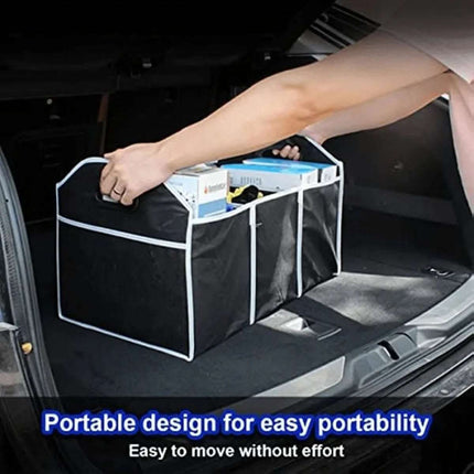 Car Multi-Pocket Trunk Organizer Large Capacity Folding Storage Bag Trunk Stowing And Tidying Trunk Organizer Car Accessories Fendax 5