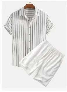 Beach Style Short Sleeve Shirt Men's Suit Fendax 0