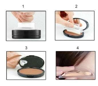 Eyebrow Powder Stamp Tint Stencil Kit Cosmetics Professional Makeup Waterproof Eye Brow Stamp Lift Eyebrow Enhancers Stencil Kit Fendax 0