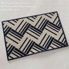 Dark Blue Plaid / 40x60cm
