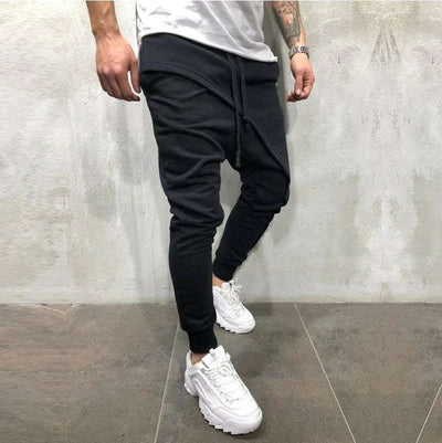 Men's layered jogging pants hip-hop drawstring pants Fendax 0