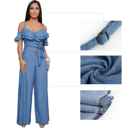 Sling low-cut ruffled wide-legs Fendax 0