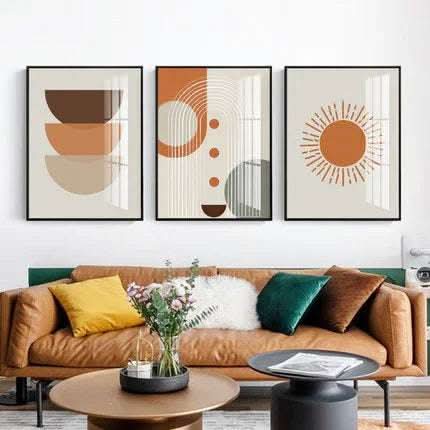 Modern Living Room Decorative Northern Europe Light Luxury Abstract Hanging Painting Fendax 0