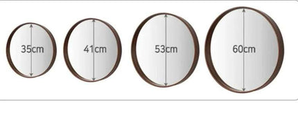 Bathroom Solid Wood Simple Bathroom Mirror Bedroom Hanging Mirror Fendax 0