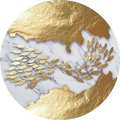 Black And White Abstract Light Luxury Frameless Decorative Painting Fendax 0