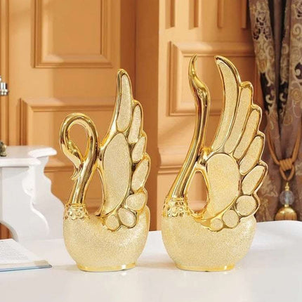 Gold-plated swan ornaments Fendax 0