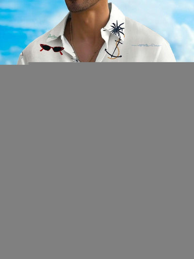 Men's Fashion Hawaiian Digital Printing Shirt Fendax 0