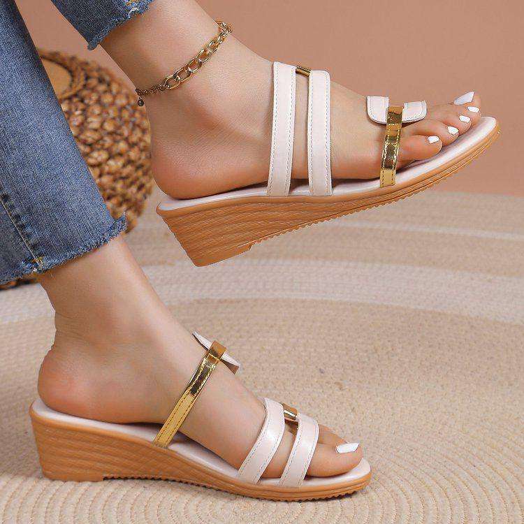 Summer Casual Women's Fashion Wedge Platform Slippers Fendax 0