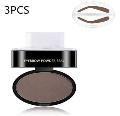 Eyebrow Powder Stamp Tint Stencil Kit Cosmetics Professional Makeup Waterproof Eye Brow Stamp Lift Eyebrow Enhancers Stencil Kit Fendax 0