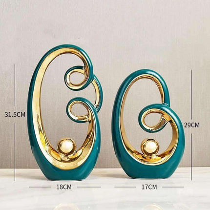 Modern Minimalist Ceramic Ornaments Light Luxury Home Fendax 0