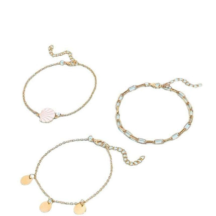 Alloy Dripping Scallop Feet Chain Set Fendax 0
