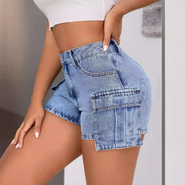 Women's Comfortable Fashion Slim Fit Denim Shorts Fendax 0