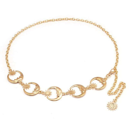 Elegant Moon Waist Chain Ornament Vintage Street Waist Chain Fendax 0