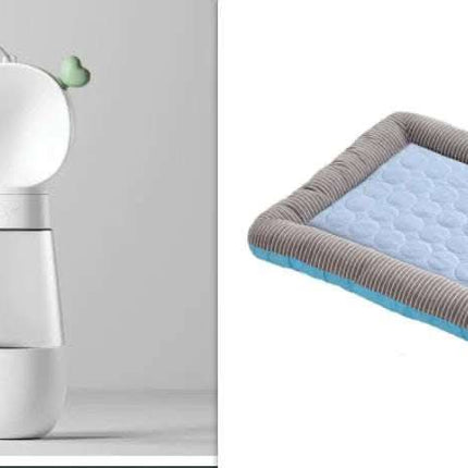 Pet Cooling Pad Bed For Dogs Cats Puppy Kitten Cool Mat Pet Blanket Ice Silk Material Soft For Summer Sleeping Blue Breathable Fendax 0